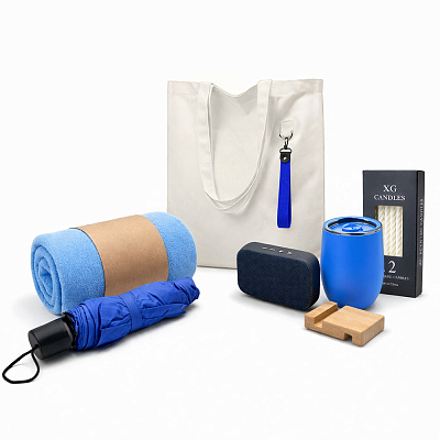 Подарочный набор Casual  (Синий)