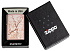 Зажигалка ZIPPO Eastern с покрытием High Polish Rose Gold, латунь/сталь, розовое золото, 38x13x57 мм - Фото 6