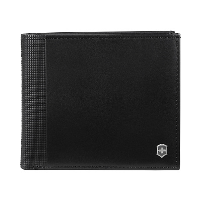 Портмоне VICTORINOX Altius Alox с защитой от сканирования RFID чёрное натуральная кожа 10x2x11 см
