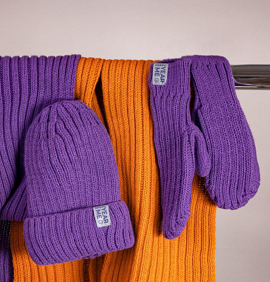 Варежки вязаные НАСВЯЗИ© шерсть/акрил