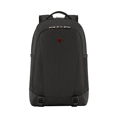 Рюкзак WENGER Oryson 16", чёрный, переработанный ПЭТ/Полиэстер, 32х45х19 см, 25 л.
