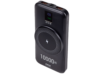 Внешний беспроводной аккумулятор AIR, 10000 mAh (Чёрный)