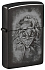 Зажигалка ZIPPO Clown с покрытием High Polish Black, латунь/сталь, черная, глянцевая, 38x13x57 мм - Фото 1