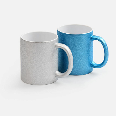 Кружка для сублимационной печати Sagredo, серебристая