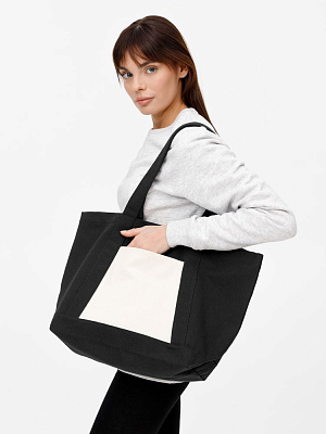 Шопер Shophop, черный с неокрашенным