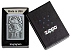 Зажигалка ZIPPO Lucky 7 с покрытием Street Chrome, латунь/сталь, серебристая, 38x13x57 мм - Фото 6