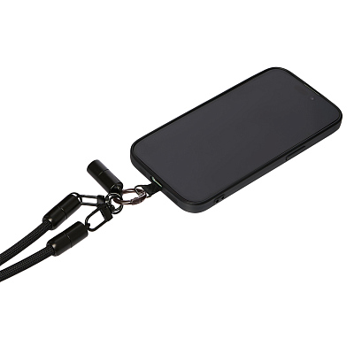 Кабель-ланьярд Voltrix, черный