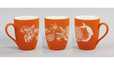 Кружка "Trend", покрытие soft touch, оранжевый