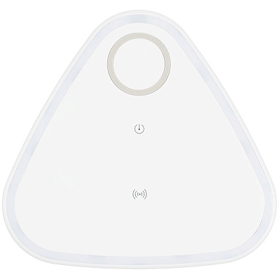 Станция беспроводной зарядки с антистрессом Countdown, белая