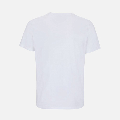 Футболка унисекс Lyam, белая (белоснежная)