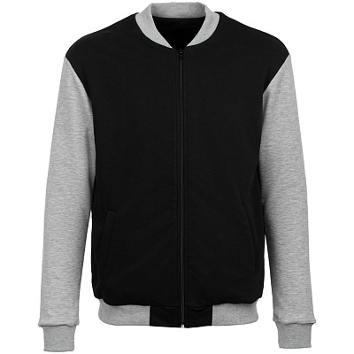 Бомбер College, ярко-синий (Чёрный)