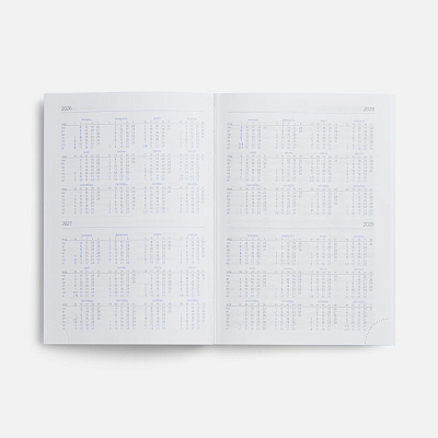 Ежедневник New Nebraska, датированный, синий