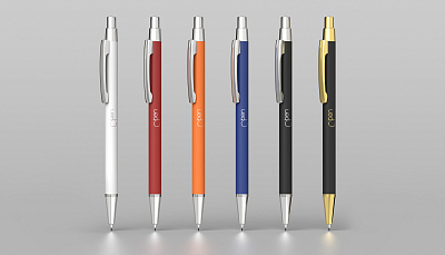 Карандаш механический "Ray", покрытие soft touch, оранжевый