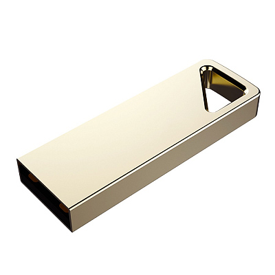 USB flash-карта SPLIT,  32Гб, сплав цинка, USB 2.0 UDP (Золотистый)