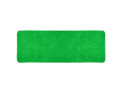 Спортивное полотенце Келси с чехлом (Зеленый)