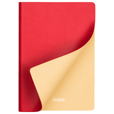 Ежедневник Latte NEW недатированный, красный/бежевый (без упаковки, без стикера)