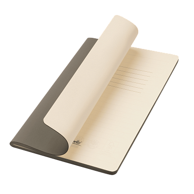 Блокнот Альфа Слим (Alpha slim), серый (Серый, бежевый)
