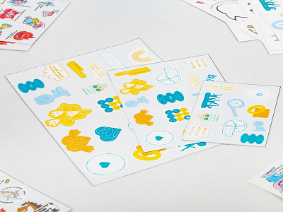 Наклейки UV-DTF Sticker Pack на заказ, S