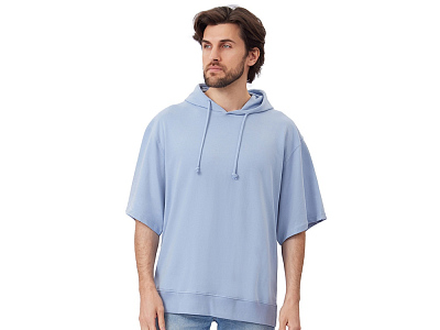 Худи оверсайз с коротким рукавом Warsaw унисекс