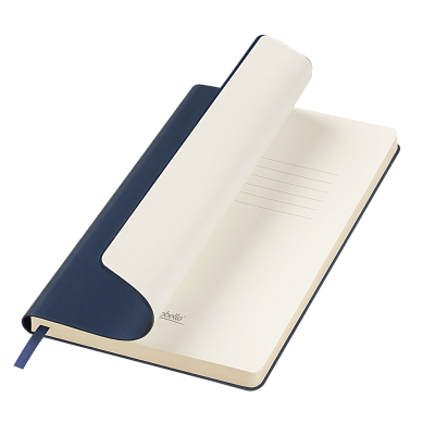 Ежедневник Стар (Star) недатированный, синий (с упаковкой, со стикерами) (Синий, бежевый)