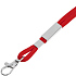 Шнурок для бейджа Tube Metal, красный - Фото 3