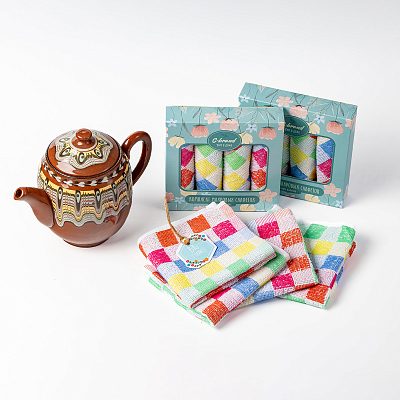 Подарочный комплект махровых салфеток "G-brand" 211s