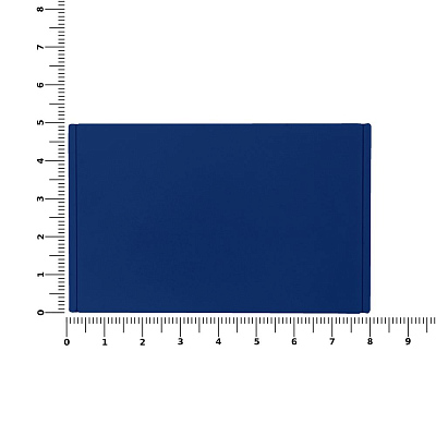 Лейбл из ПВХ Dzeta, ХL, синий