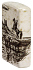 Зажигалка ZIPPO Western Design с покрытием 540 Matte, латунь/сталь, белая, 38x13x57 мм - Фото 8