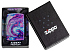 Зажигалка ZIPPO Universe Astro с покрытием 540 Tumbled Chrome, латунь/сталь, сиреневая, 38x13x57 мм - Фото 6