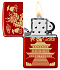 Зажигалка ZIPPO Eastern Design с покрытием Metallic Red, латунь/сталь, красная, 38x13x57 мм - Фото 3