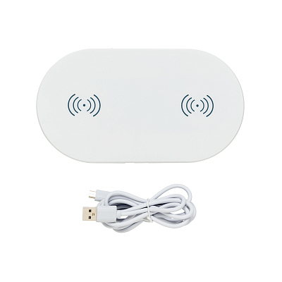 Двойная док-станция для беспроводной зарядки, 5W