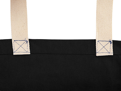 Сумка Donny из  хлопка 250г/м2 с донной складкой и парусиновыми ручками