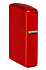 Зажигалка ZIPPO Classic с покрытием Metallic Red, латунь/сталь, красная, матовая, 38x13x57 мм - Фото 9