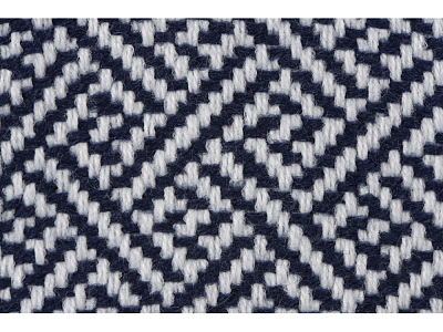 Плед акриловый с белой бахромой Tassel