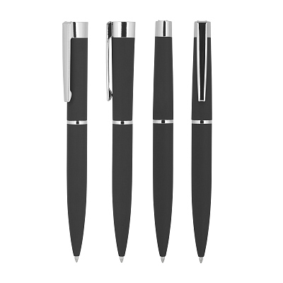 Ручка шариковая "Alice", покрытие soft touch, черный