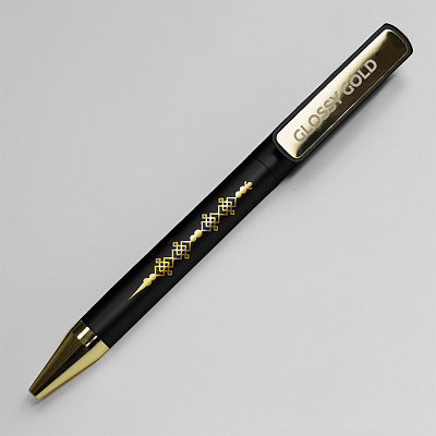 Ручка шариковая GLOSSY GOLD