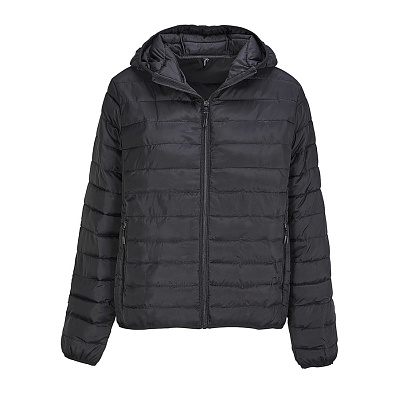 Куртка женская "STREAM HOODED" 280 Т (Черный)