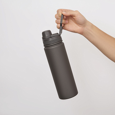 Термобутылка вакуумная герметичная Савона (Savona), серая