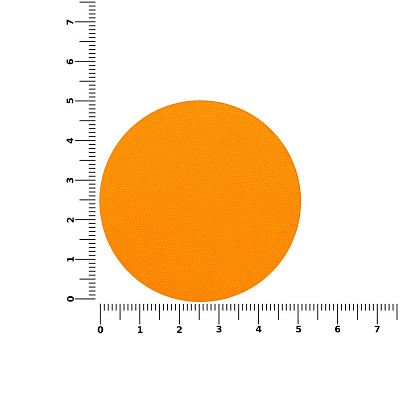 Наклейка тканевая Lunga Round, M, оранжевый неон