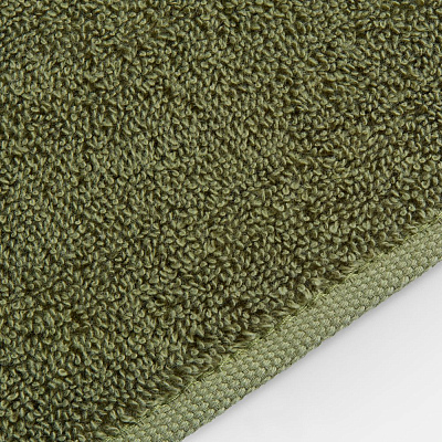 Полотенце махровое Terrychic, среднее, зеленое