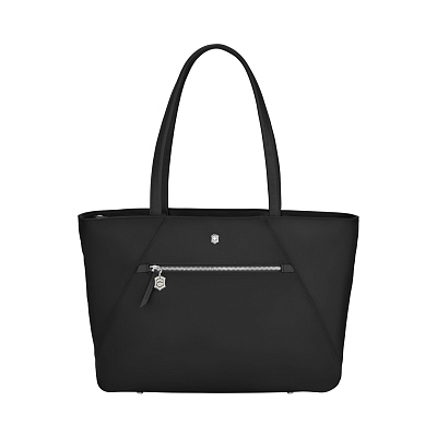 Сумка VICTORINOX Victoria Signature Tote, черная, нейлон/кожа, 51x15x30 см, 19 л