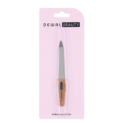 Пилка Dewal Beauty для ногтей с кокосовой ручкой, 9,3 см