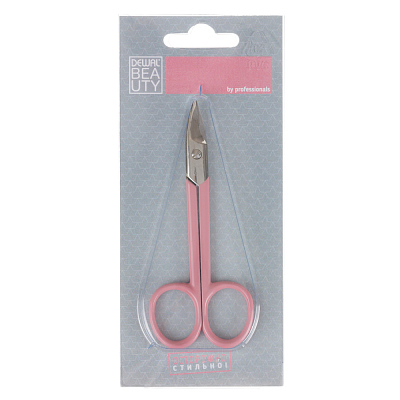 Ножницы Dewal Beauty для педикюра 10 см, розовый