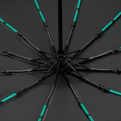 Зонт складной с УФ-защитой Ribstar, бежевый