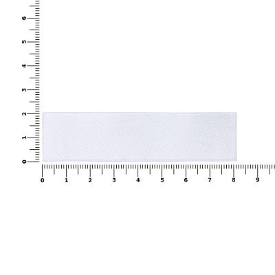 Лейбл тканевый Epsilon, S, белый