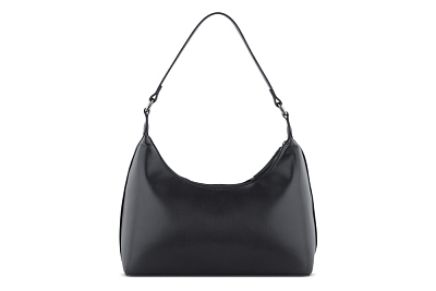 Сумка женская наплечная маленькая BUGATTI Mila, черная, полиуретан, 28 x 9 x 14/21 см