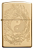 Зажигалка ZIPPO Tiger and Dragon с покрытием High Polish Brass, латунь/сталь, золотистая, 38x13x57мм - Фото 4