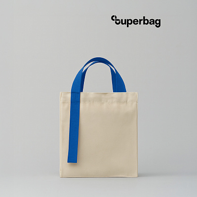 Шоппер Superbag Pack (S) (неокрашенный с синим) (Неокрашенный с синим)