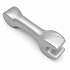 Антистресс Wrench, серебро - Фото 3