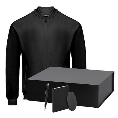 Набор с одеждой TORRES (толстовка, зарядное устройство, блокнот, ручка), черный, XXL (Чёрный)